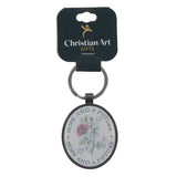 Hope and a Future Epoxy Metal Keychain