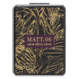 Seek First Faux Leather Compact Mirror
