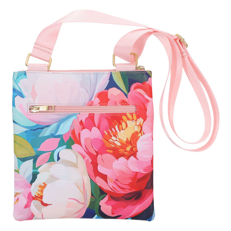 Strength and Dignity Faux Leather Sling Bag