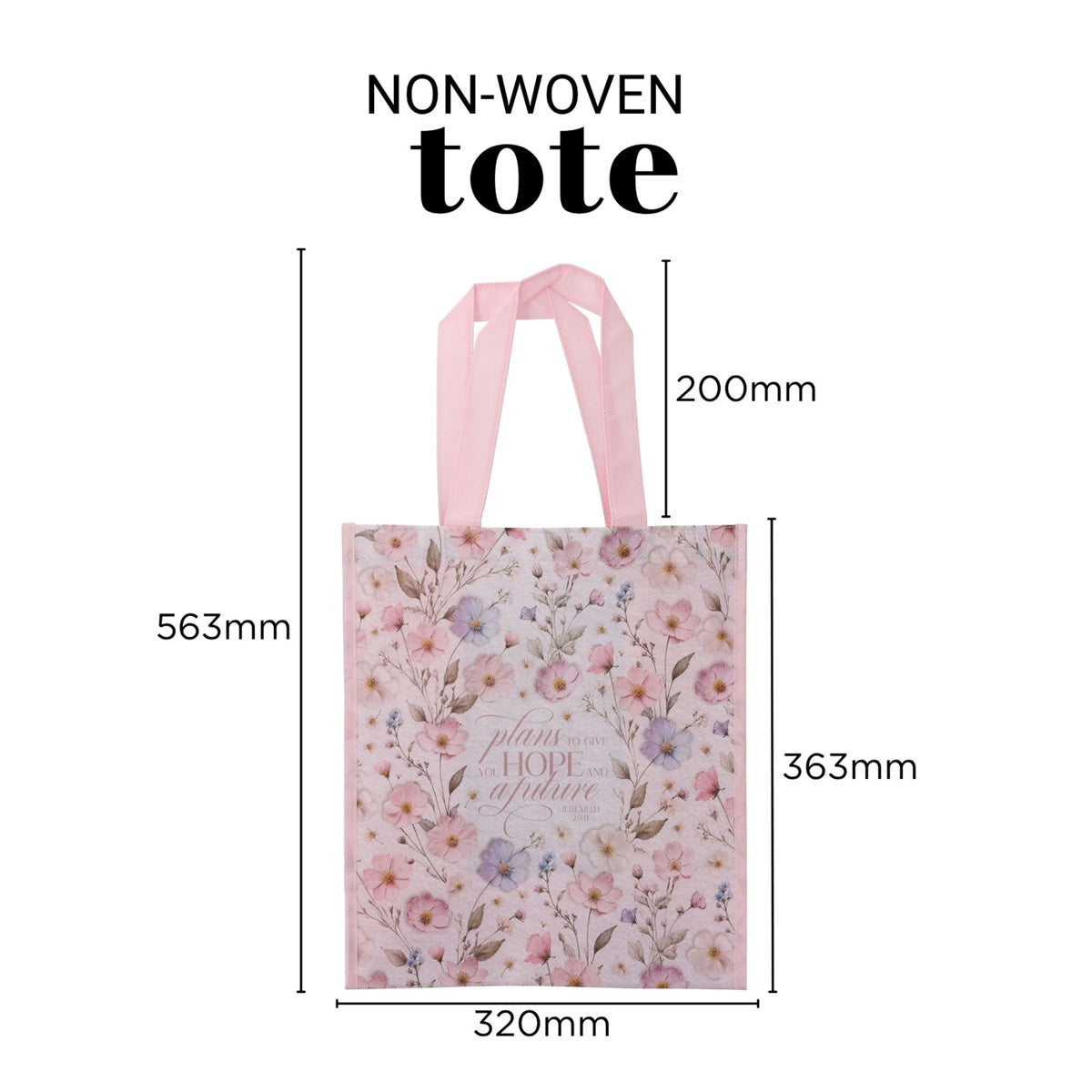 Hope and a Future Non-Woven Tote Bag