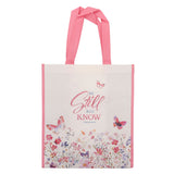 Be Still and Know Non-Woven Tote Bag