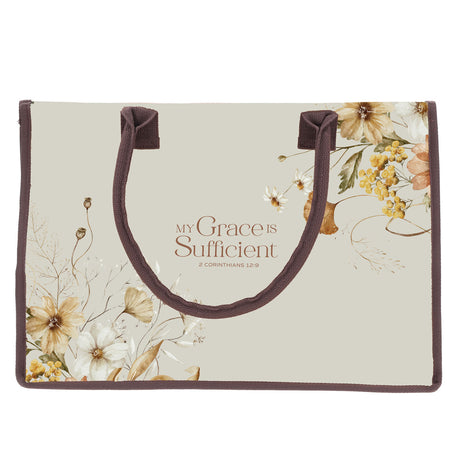 My Grace Is Sufficient Canvas Tote Bag
