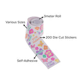 Grow with Grace Inspirational Sticker Roll