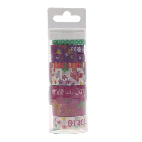 Grow with Grace Eight-Piece Washi Tape Set