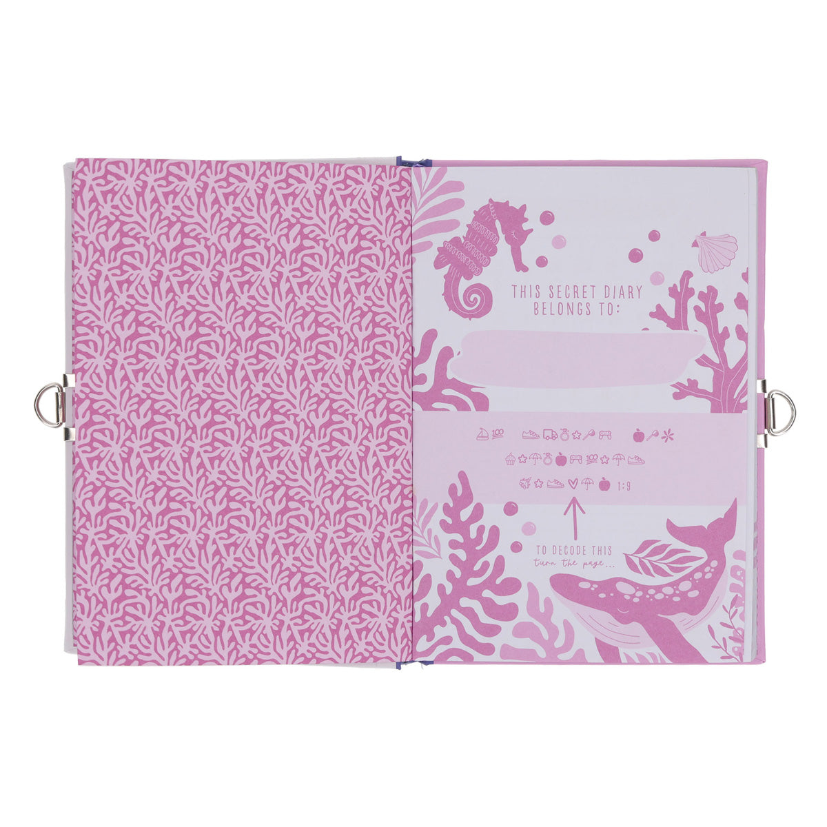 For I Am Fearfully & Wonderfully Made Hardcover Secret Diary with Lock and Key