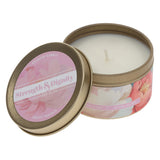 Strength & Dignity Fruity Freesia Scented Candle in Tin
