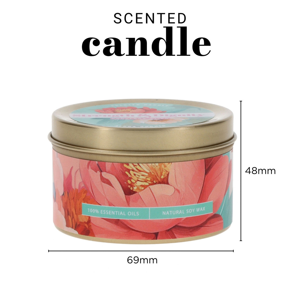 Strength & Dignity Aloha Orchid Scented Candle in Tin