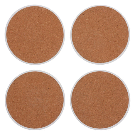 Seek First Four-Piece Ceramic Coaster Set