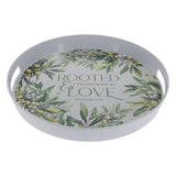 Rooted and Established in Love Melamine Serving Tray
