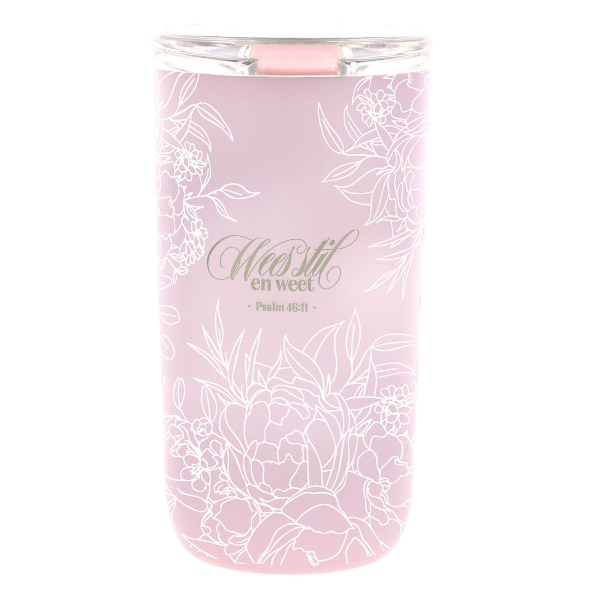 Travel Mug - Wees Stil en Weet (Stainless Steel, Afrikaans)