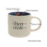 Die Here Sal aan Jou Vrede Gee Afrikaans Ceramic Mug
