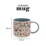 Hoop Maak Alles Nuut Afrikaans Ceramic Mug with Teal Interior