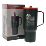 Travel Mug - Be Strong and Courageous (Stainless Steel, with Handle)