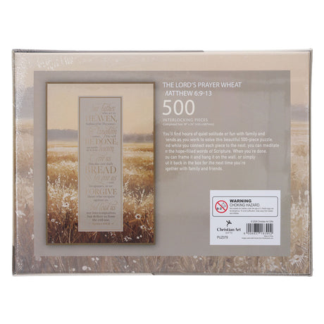 The Lord's Prayer 500-Piece Cardboard Puzzle