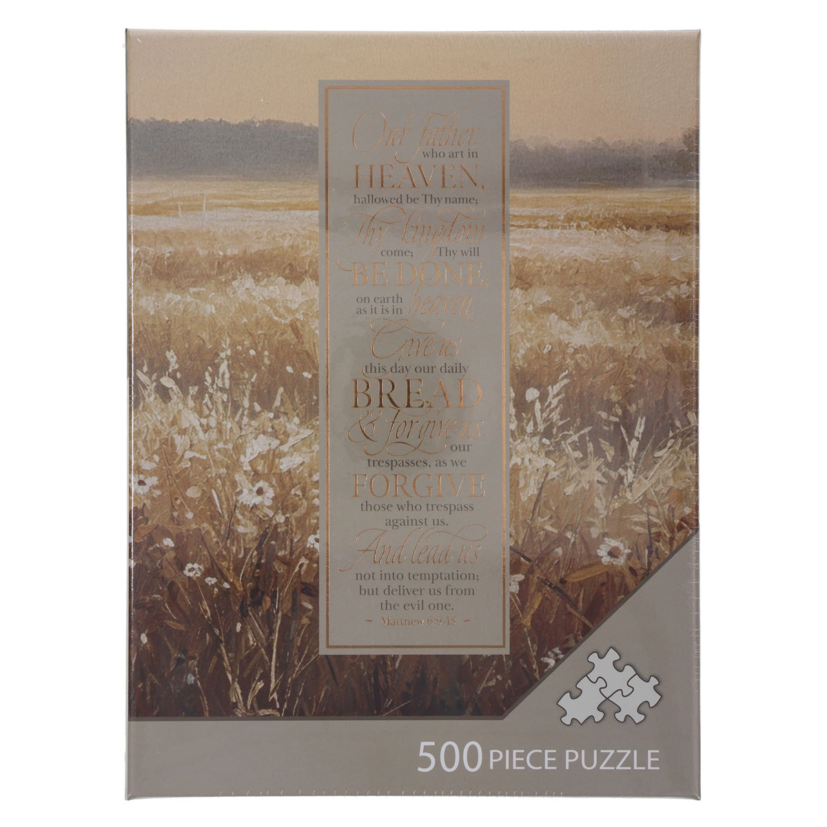 The Lord's Prayer 500-Piece Cardboard Puzzle