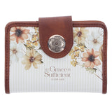 My Grace Is Sufficient Faux Leather Woman's Wallet