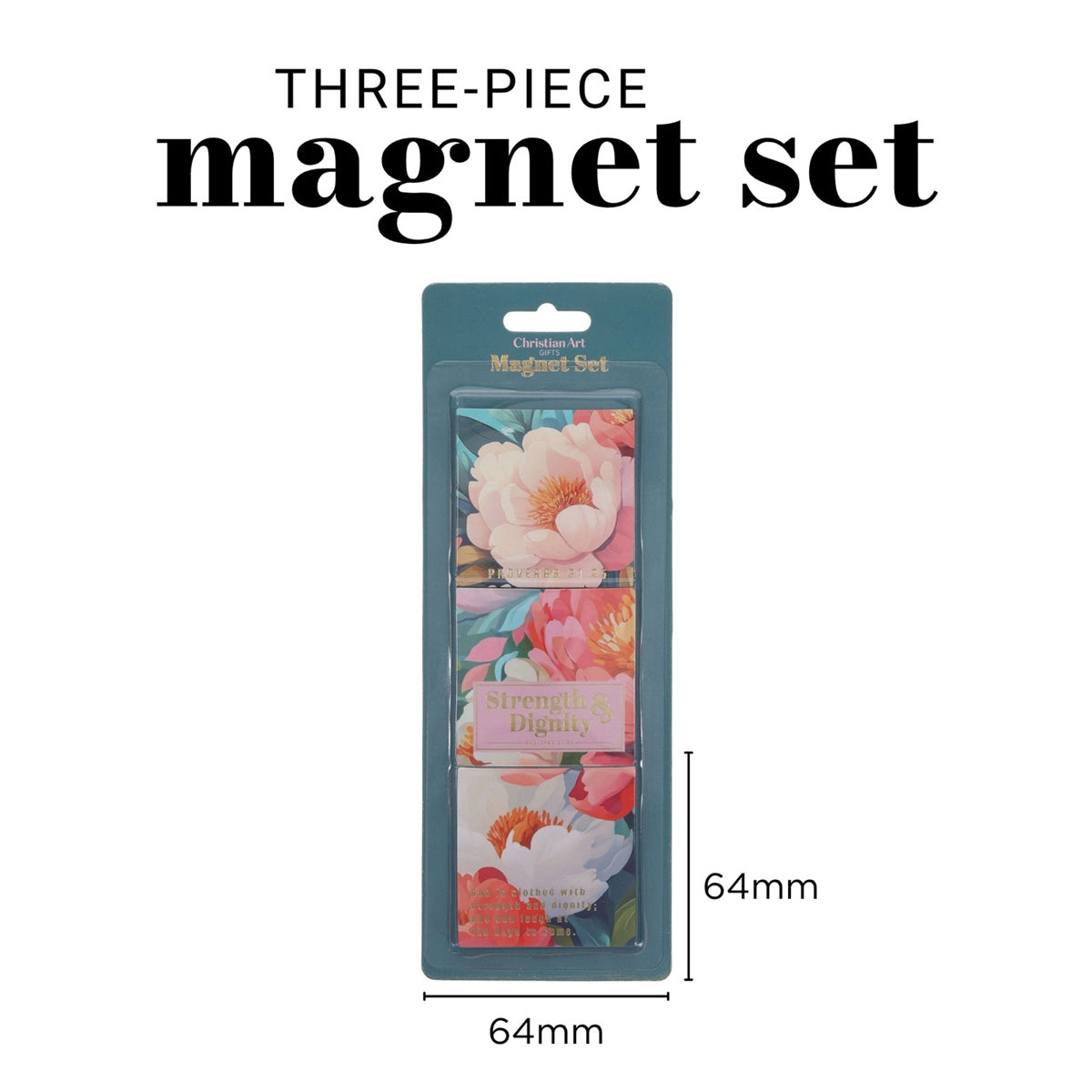 Strength and Dignity Three-Piece Magnetic Set