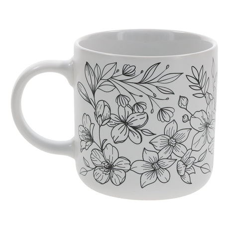 Joy to the Lord Ceramic Coloring Mug