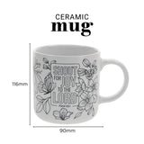 Joy to the Lord Ceramic Coloring Mug