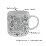 Joy to the Lord Ceramic Coloring Mug