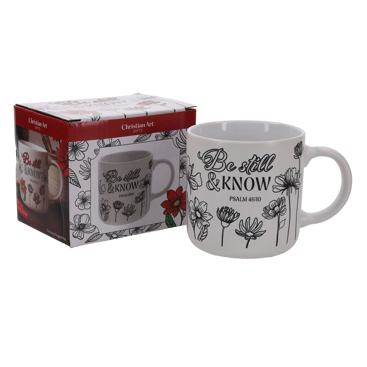 Be Still and Know Ceramic Coloring Mug