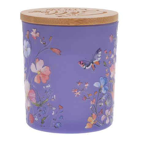 Be Still and Know Vanilla Meadow Scented Candle with Bamboo Lid