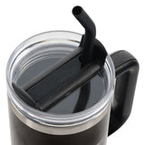 Trust in the Lord Large Stainless Steel Mug with Handls and Straw