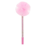 Praise and Dance Pen with Pink Tulle Pom-Pom and Blue Ink Pack of 12 Merchandiser
