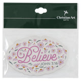 Believe Magnet with a Message