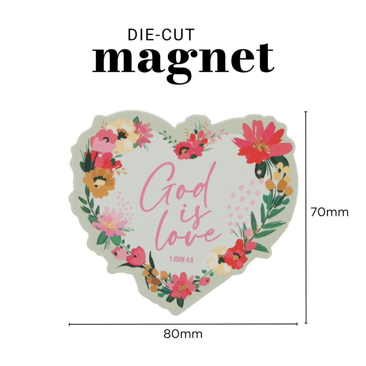 God Is Love Magnet with a Message