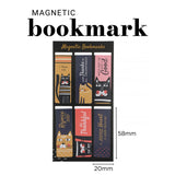 Cats Six-Piece Magnetic Bookmark Set