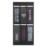Be Strong and Courageous Six-Piece Magnetic Bookmark Set