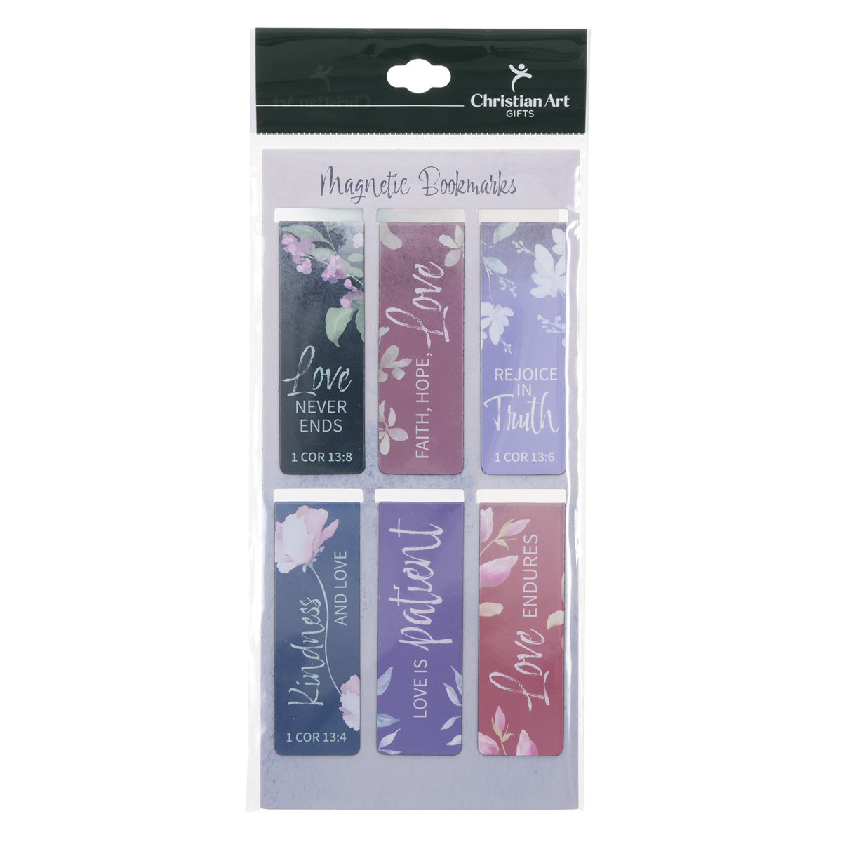 Love Six-Piece Magnetic Bookmark Set