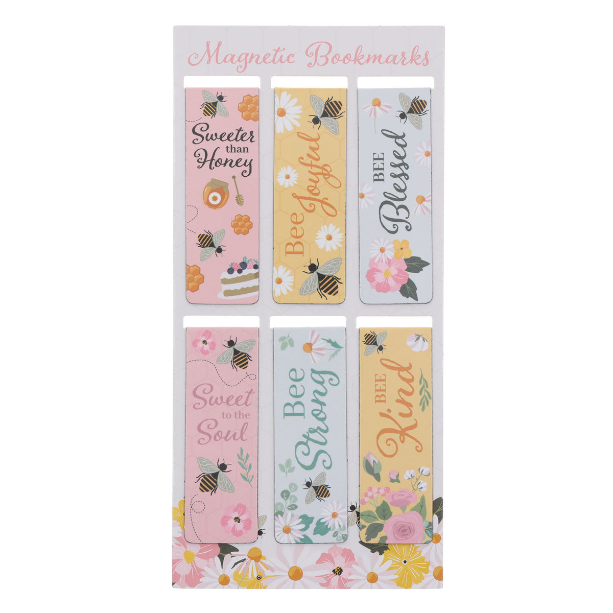 Sweeter than Honey Six-Piece Magnetic Bookmark Set