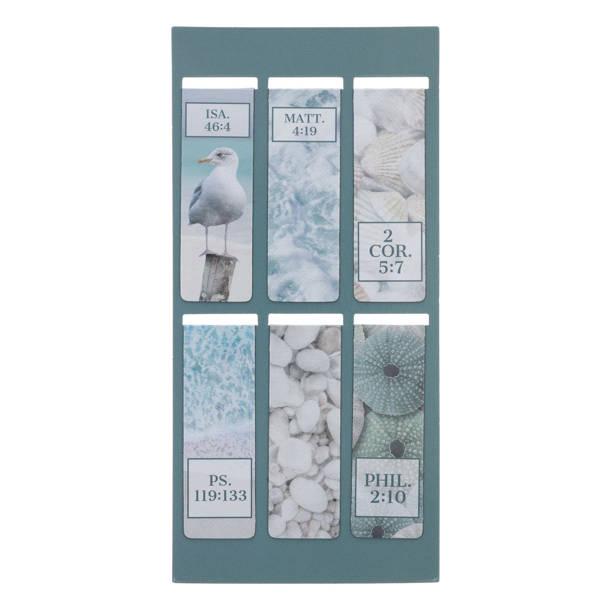 Walk by Faith Six-Piece Magnetic Bookmark Set