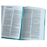 NIV Teal Imitation Leather Premium Gift Bible Red Letter Comfort Print