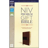 NIV Premium Gift Bible Red Letter Brown (Comfort Print)(Imitation Leather)