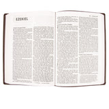 NIV Brown Faux Leather Value Thinline Bible Large Print (Comfort Print)