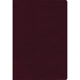 NIV Thinline Giant Print Indexed Red Letter Burgundy (Comfort Print)(Bonded Leat