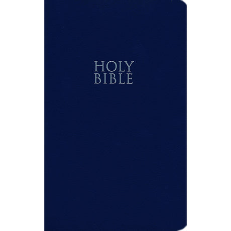 NIV Blue Paperback Gift & Award Bible Red Letter Edition Comfort Print