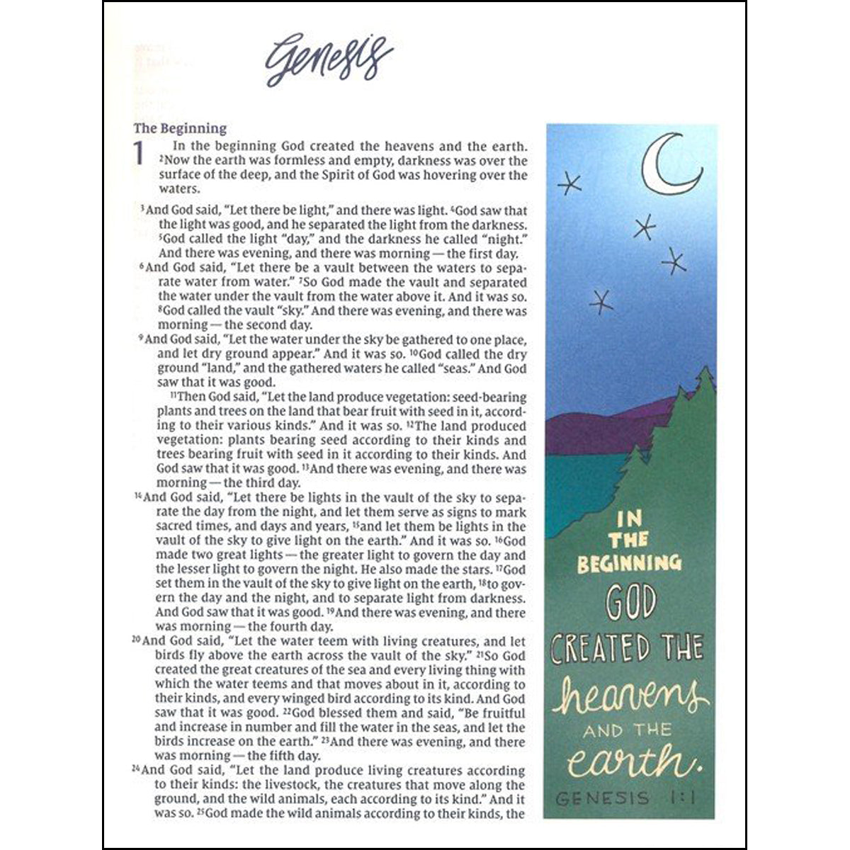 NIV Beautiful Word Bible Peel / Stick Bible Tab Multi-color (Comfort Print)(Hardcover)