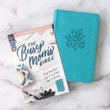 NIV Busy Mom's Bible Red Letter Edition Teal (Comfort Print)(Imitation Leather)