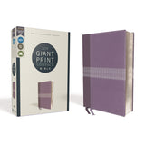 NIV Giant Print Compact Bible Red Letter Edition Purple (Comfort Print)(Imitation Leather)