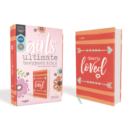 NIV Girls' Ultimate Backpack Bible Compact Red Letter Edition (Faithgirlz)(Comfort Print)(Flexcover)