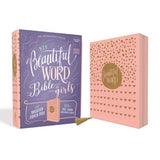 NIV Beautiful Word Bible Red Letter with Zipper For Girls Pink (Imitation Leather)