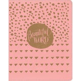 NIV Beautiful Word Bible Red Letter with Zipper For Girls Pink (Imitation Leather)