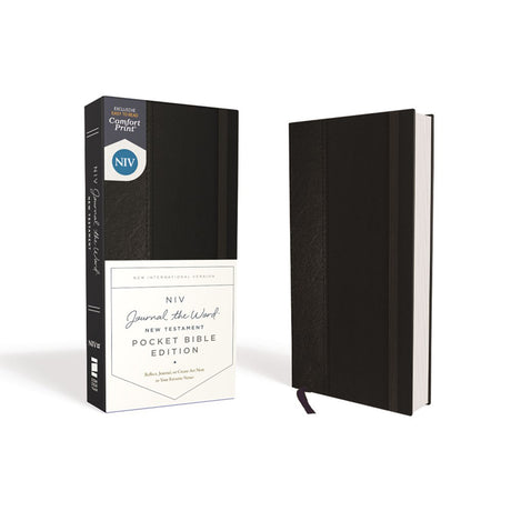 NIV Journal The Word New Testament Pocket Bible Red Letter Black (Hardcover)