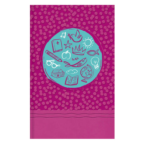 NIRV Pink Imitation Leather Tiny Theologians Bible for Kids Comfort Print