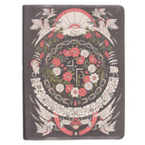 NIV The Jesus Bible Artists Edition Grey Floral (Imitation Leather)