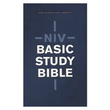 NIV Basic Study Bible, Economy, Blue, Red Letter (Paperback)